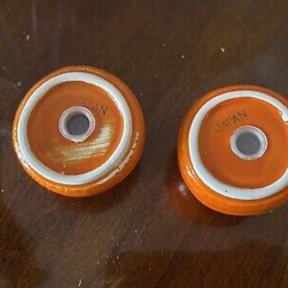 Vintage Pumpkin Salt & Pepper Shakers / Collection, Japan T26 - Picture 4 of 7
